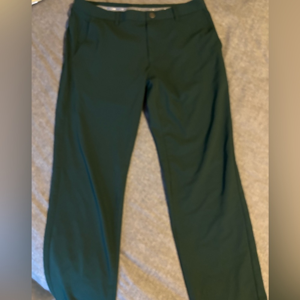 Bonobos Highland Golf Pants Slim Hunter green‎ size 35/32